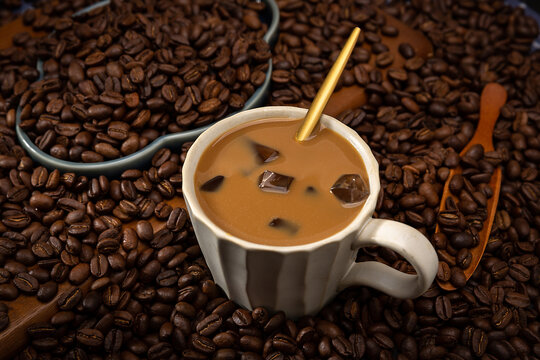 冰咖啡咖啡豆