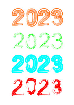 2023年新年创意字