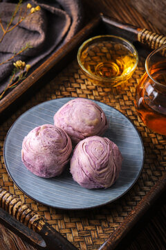 芋头酥紫晶酥芋泥麻薯