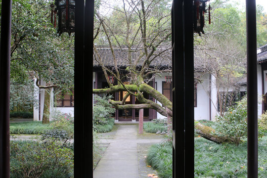 京剧大师盖叫天故居后院