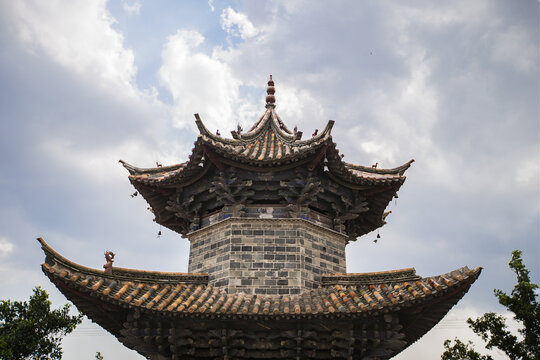 中国古塔塔顶