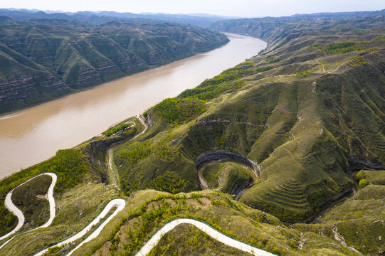 黄河岸自然景观