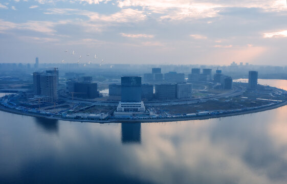 城市建筑航拍