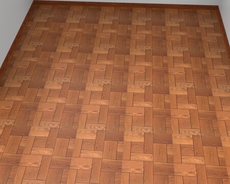 客厅棕色木地板