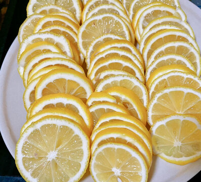 鲜柠檬片