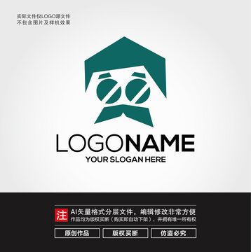 老先生头像LOGO