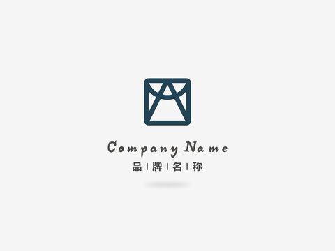 A英文logo