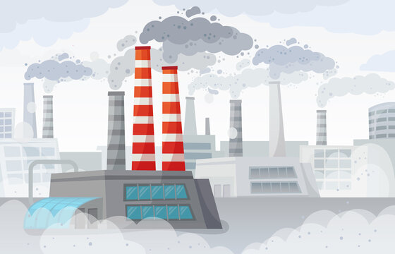 工厂排放空污插图