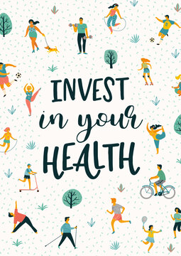 户外运动投资健康概念插图