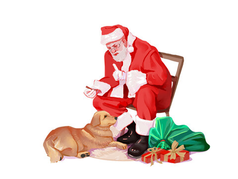 圣诞老人和狗狗I已拆分