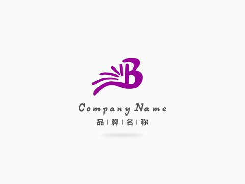 B字母logo设计