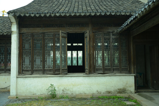 古代木质窗户