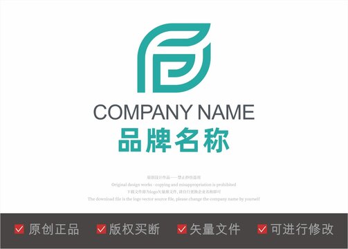 字母FD标志LOGO