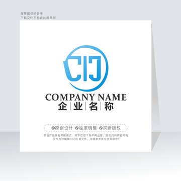 CJ字母标志JC字母标志