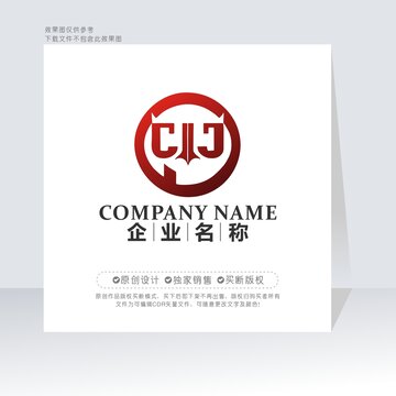 CJ字母标志JC字母标志