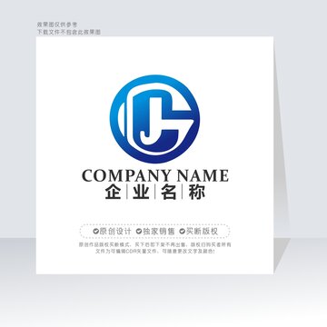 CJ字母标志JC字母标志