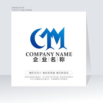 CM字母标志MC字母标志