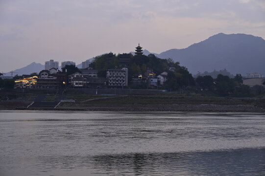 磁器口古镇远景