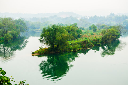 婺源月亮湾远景