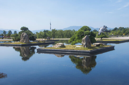 新中式园林风景