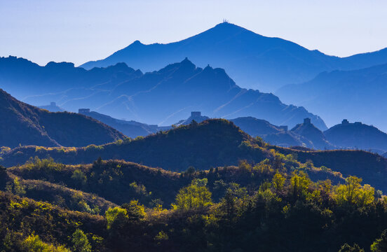 北京密云古北口蟠龙山长城