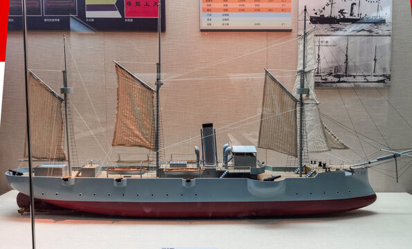 北洋水师开济号模型