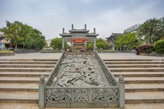 芜湖广济寺一天门石雕