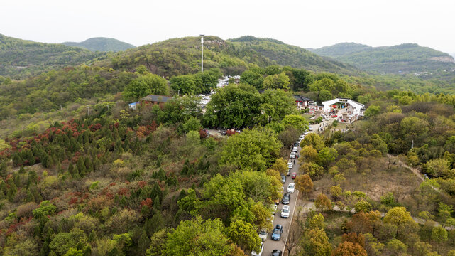 航拍八公山国家地质公园