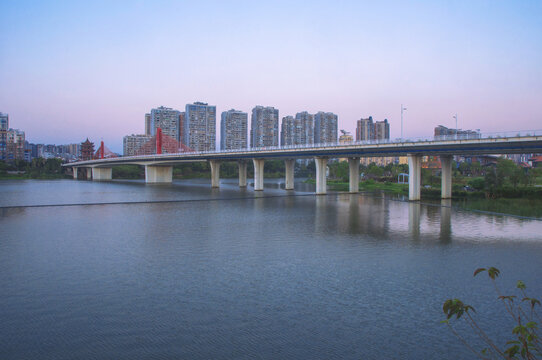漳州九龙江战备大桥风光