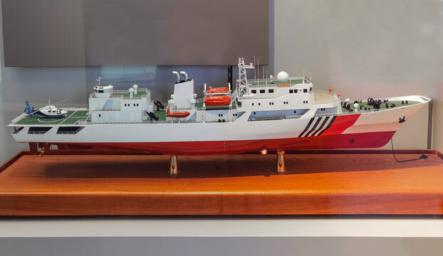 中国第二代海事巡逻船模型