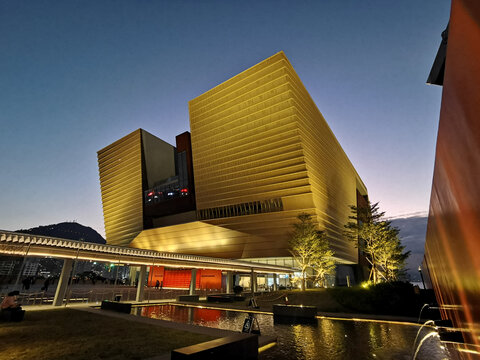 香港故宫文化博物馆夜景