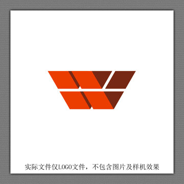 W字母建筑LOGO设计