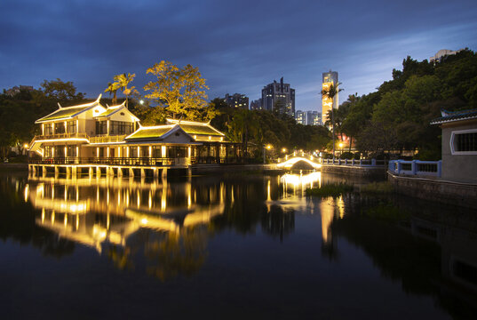 厦门中山公园夜景