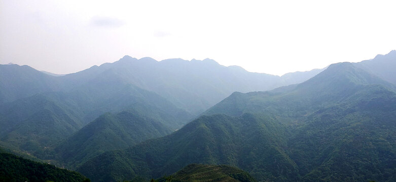 连绵起伏的大山