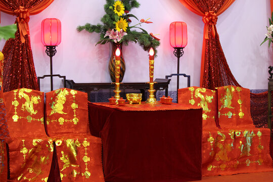 中式婚礼现场