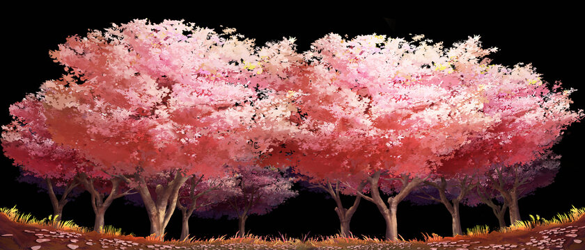桃树林