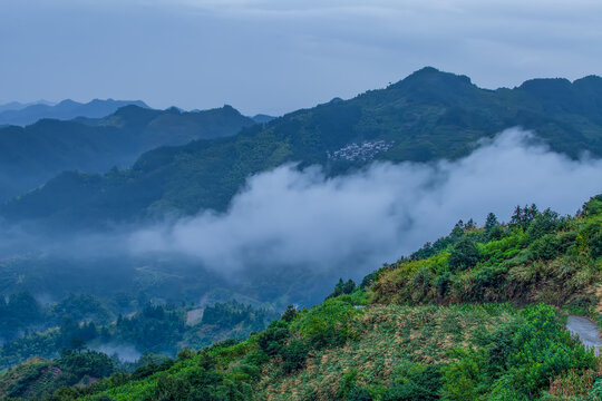 歙县石潭晨曦