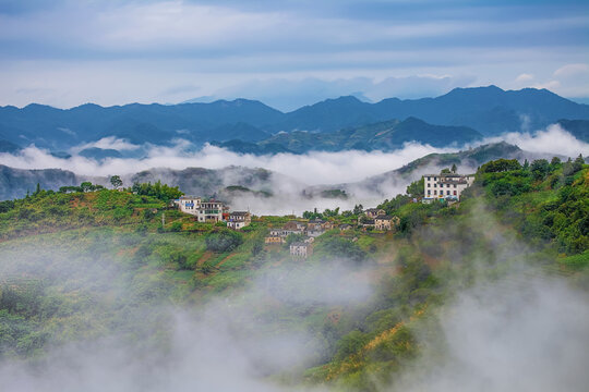 歙县石潭云海