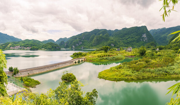 红水河东兰坡豪湖