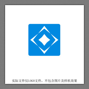 蓝色星形LOGO