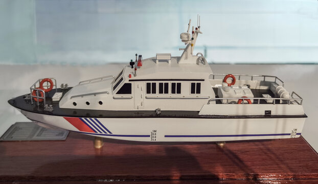 中国第一代海事巡逻船模型