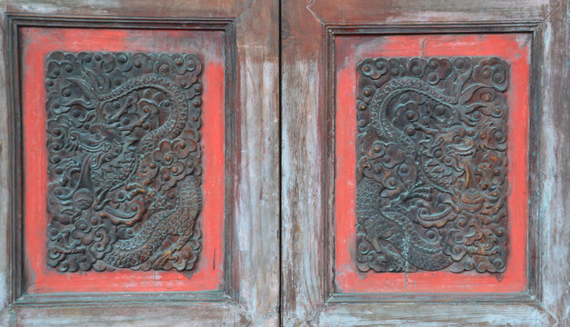 崇州文庙的门