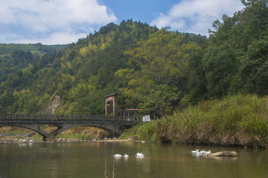 河坑村子景色