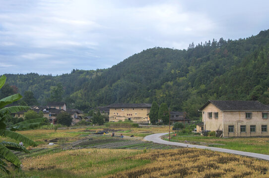 南靖河坑山村景