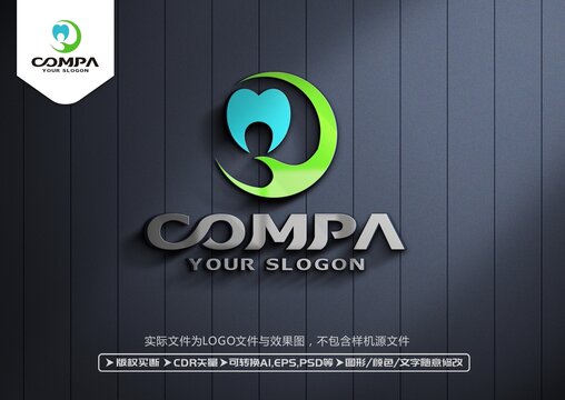 牙科牙医标志LOGO