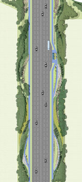 道路平面