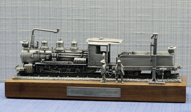 老式机车模型