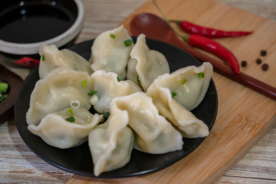 冬至春节饺子美食