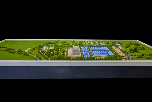 广东白云区自来水厂模型