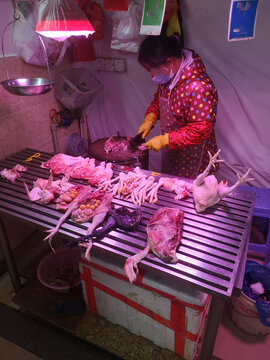 卖鸡肉